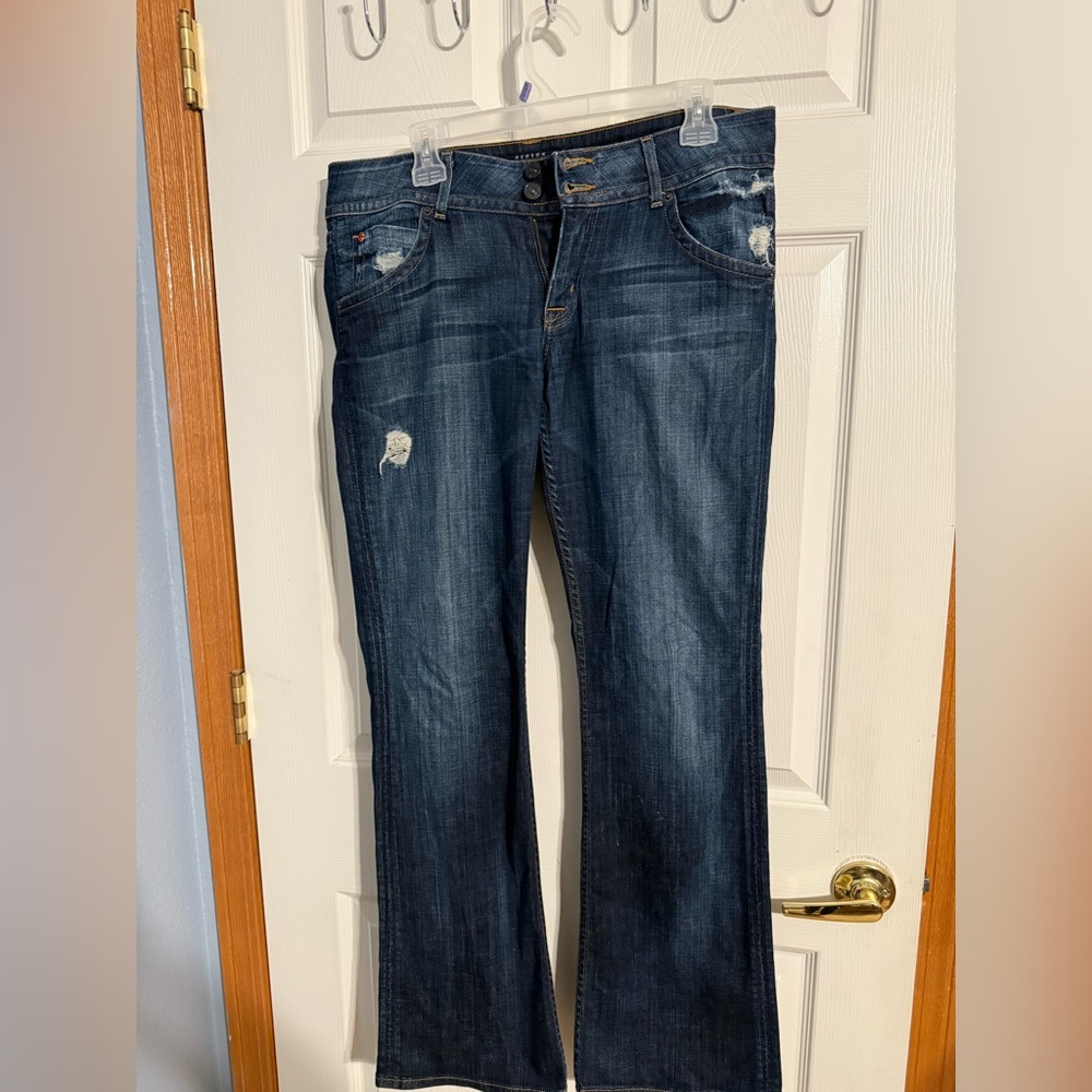 Women’s Hudson distressed bootcut jeans
36x31” excellent condition